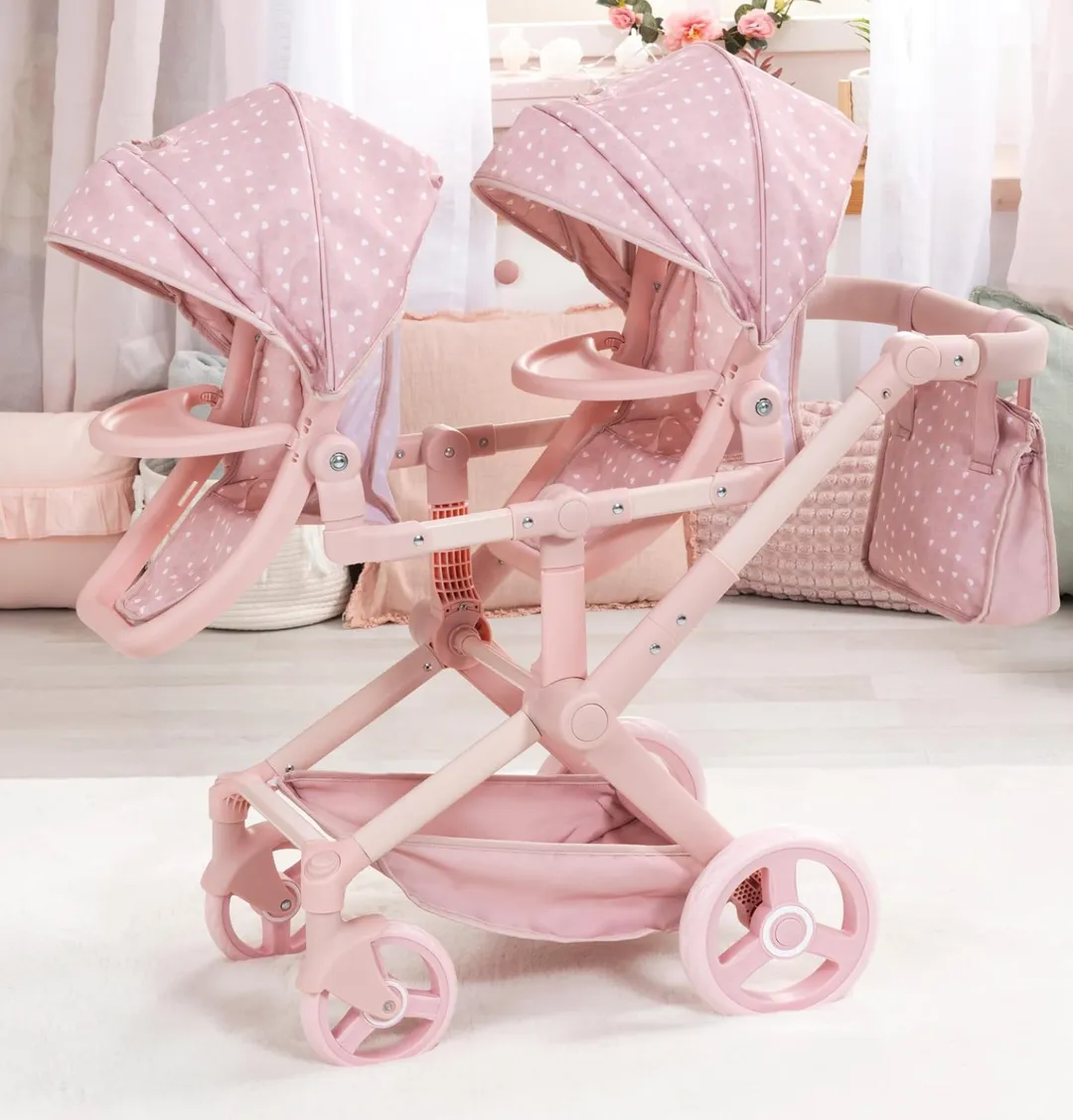 Coche Doble Corazones