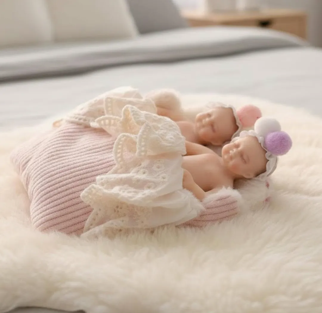 Mini Bebé Reborn Gemelas 