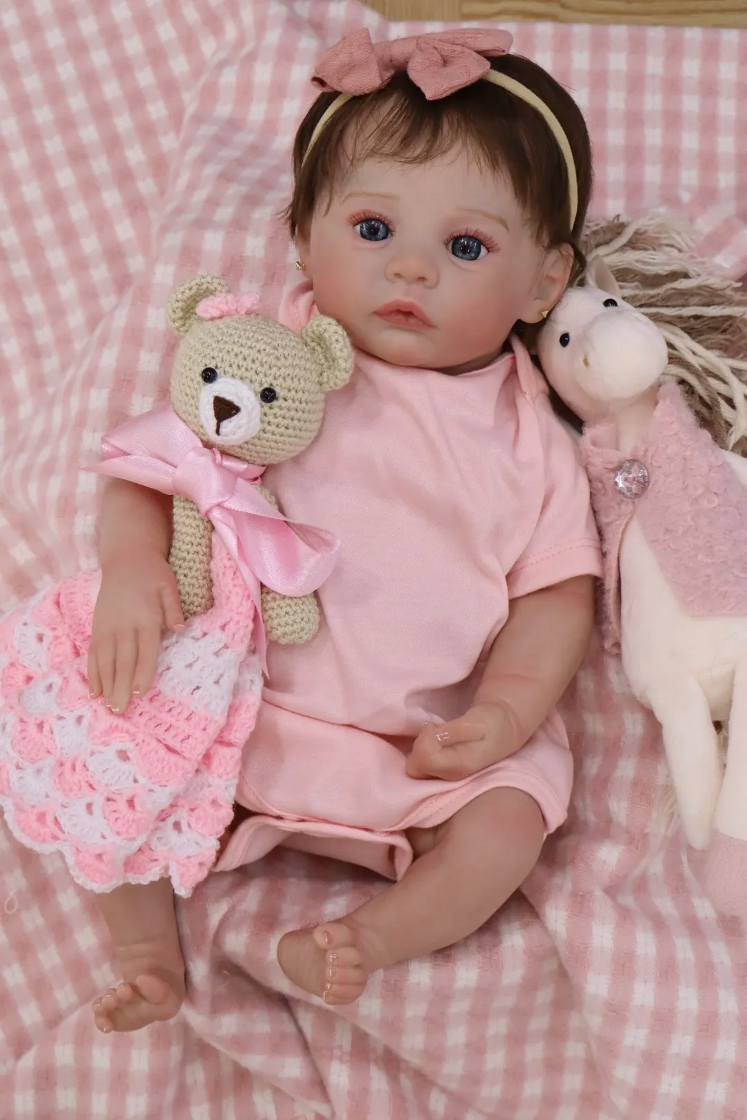 Bebe Reborn Laurita Con Cabello