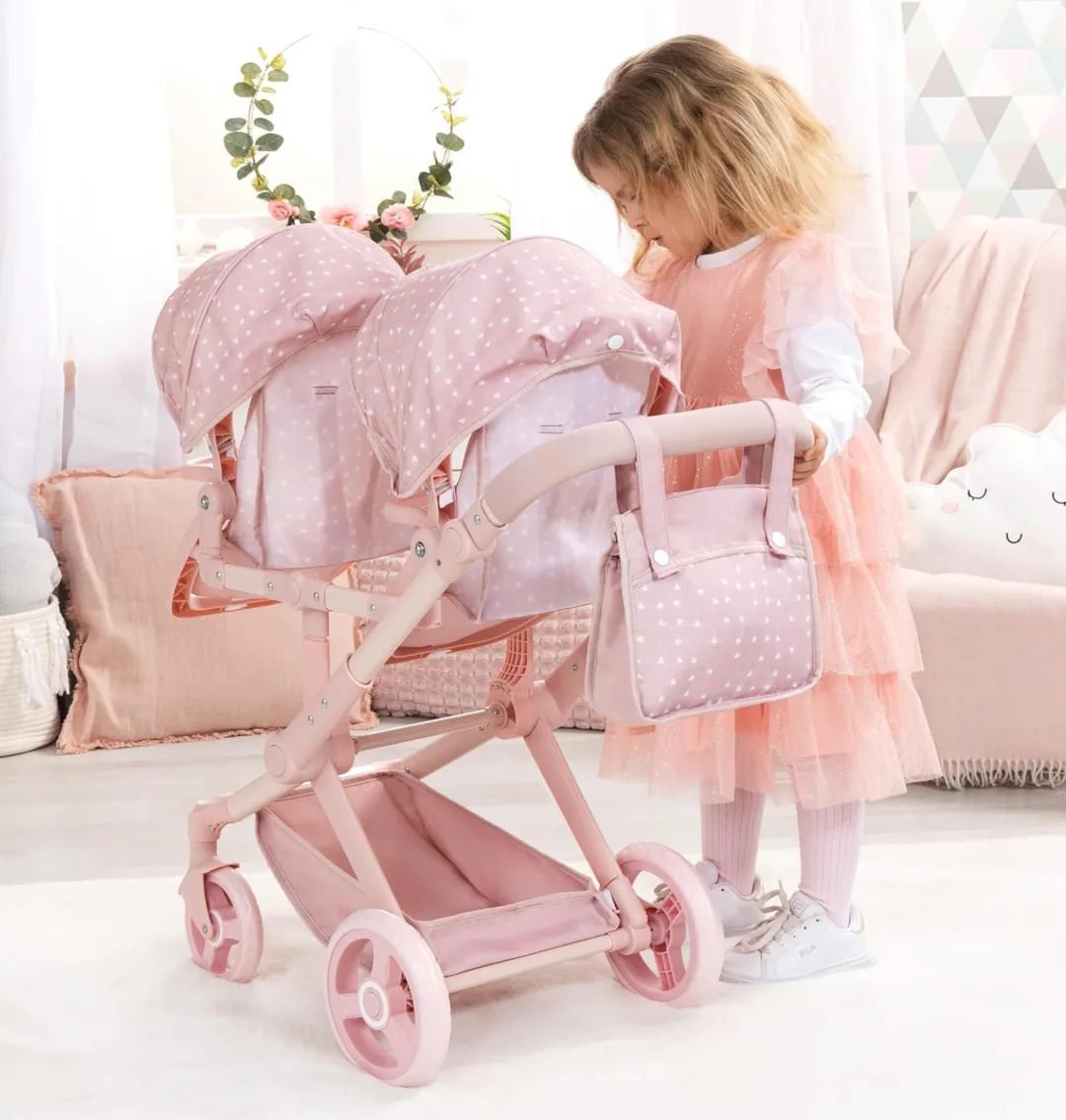 Coche Doble Corazones