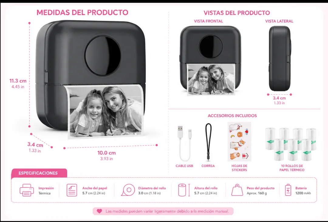 Impresora Mini Negra 