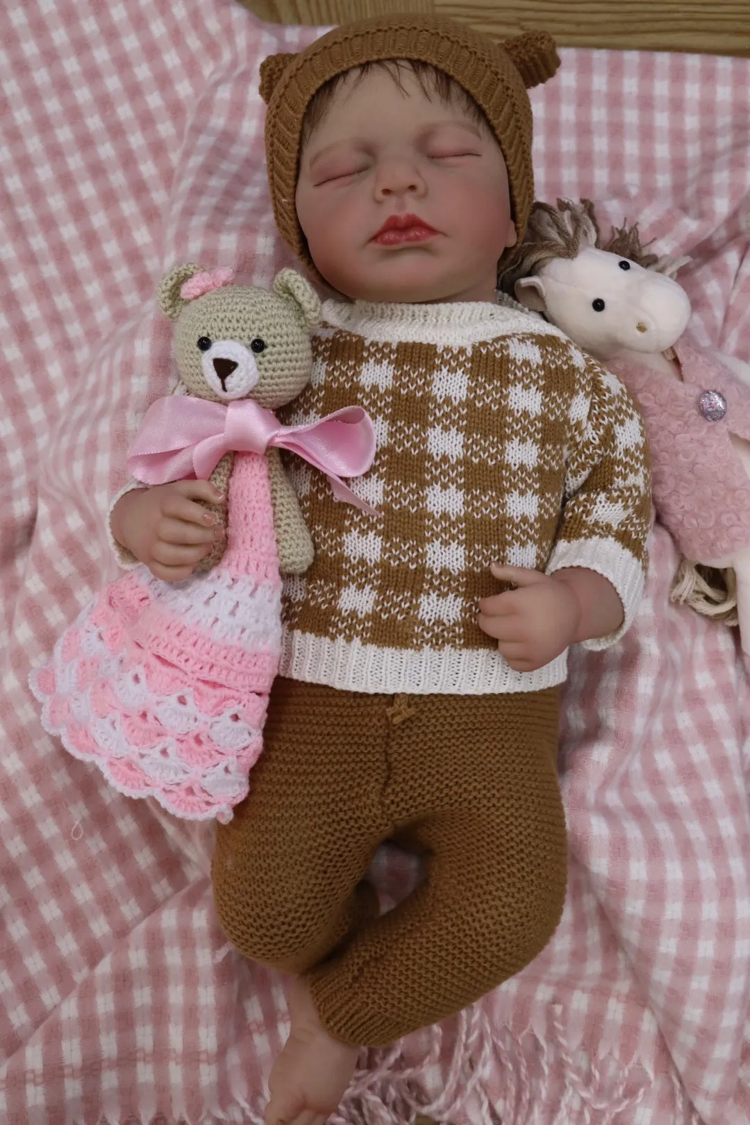 Bebe Reborn Samuel Cafe Niño