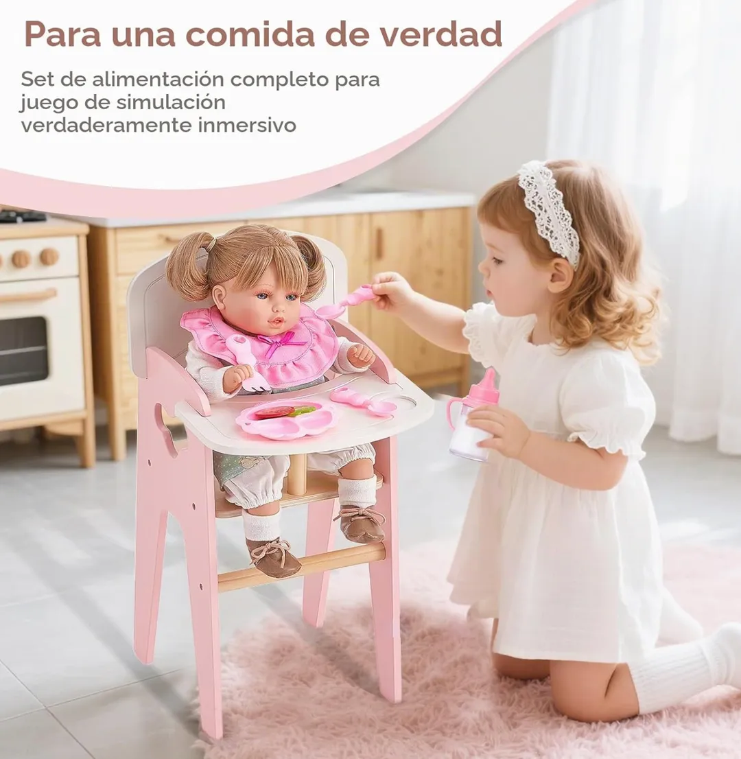 Silla Para Comer Con Accesorios