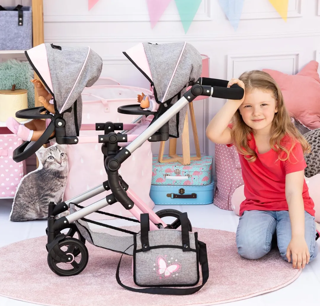 Coche Doble Mariposa Grande