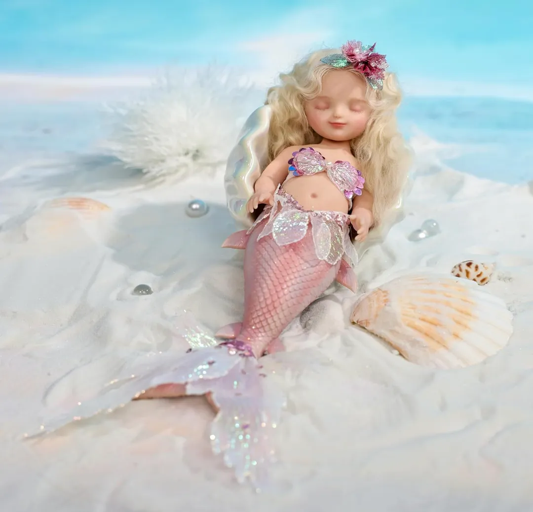 Bebe Reborn Sirena Platino 