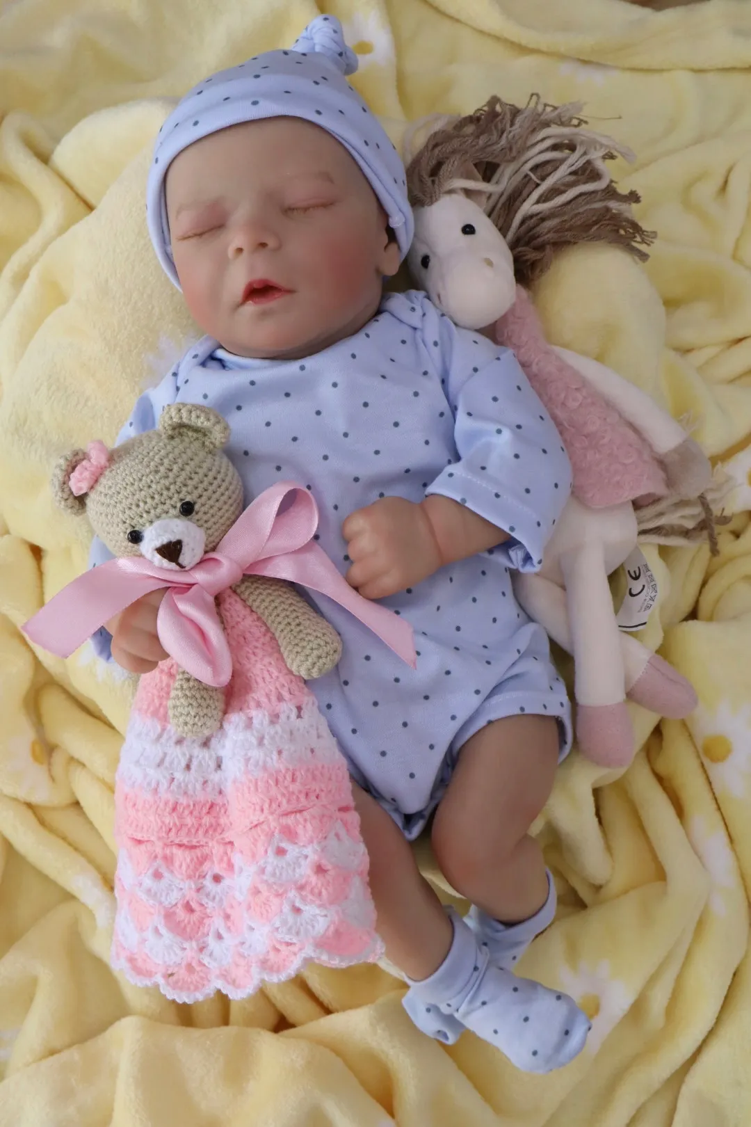 Bebe Reborn Valentino Azul Niño