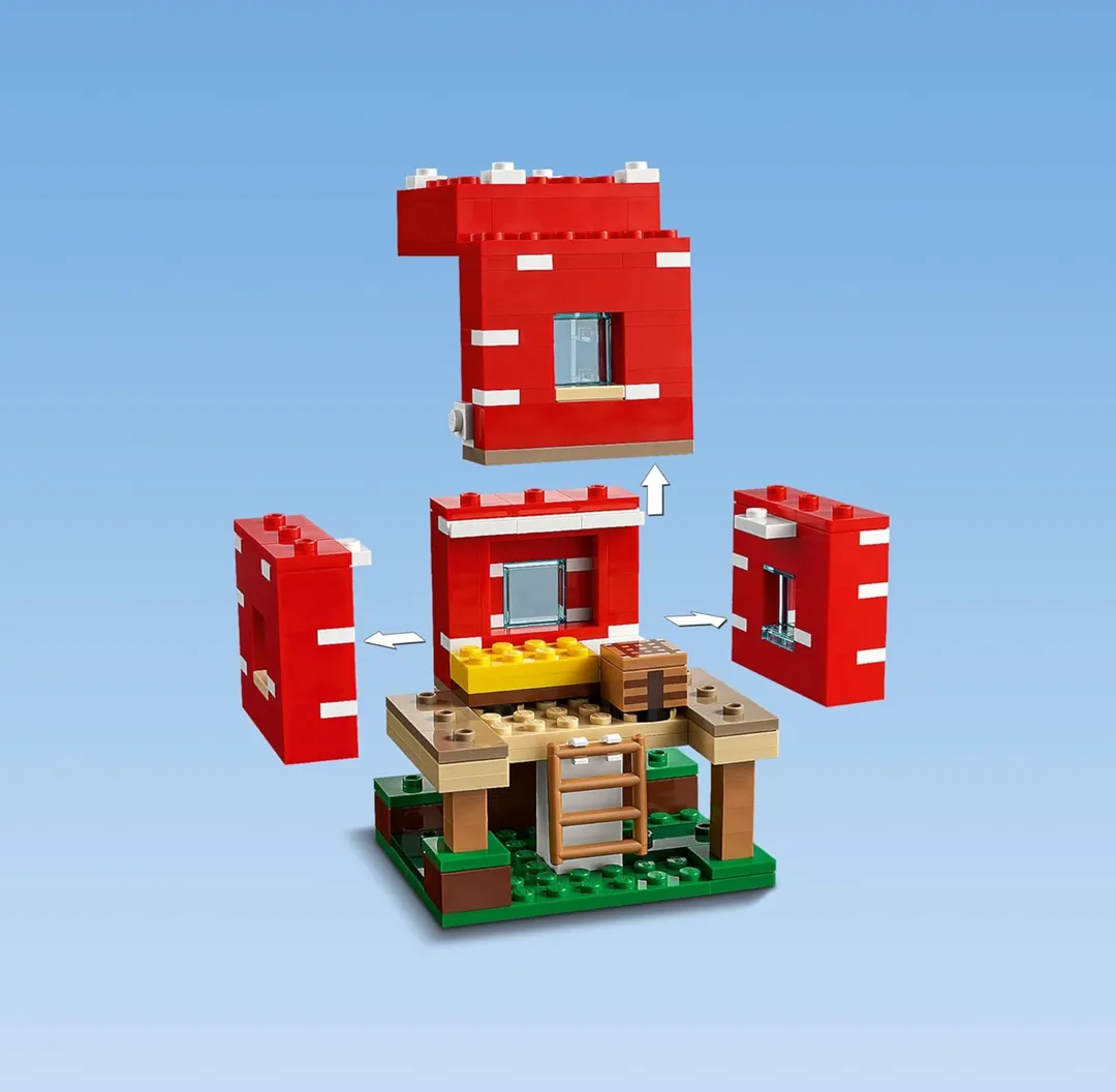 LEGO Minecraft - Juego de The Mushroom House