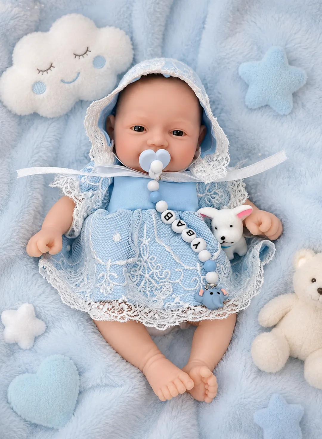 Mini Bebe Vestido Azul