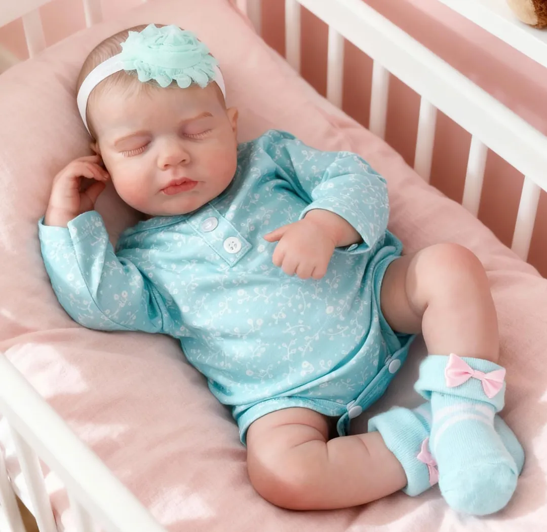 Bebe Reborn Ginny Dormida 