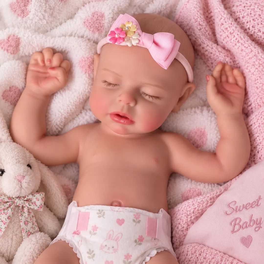 Bebe Reborn Alana Rosada Platino