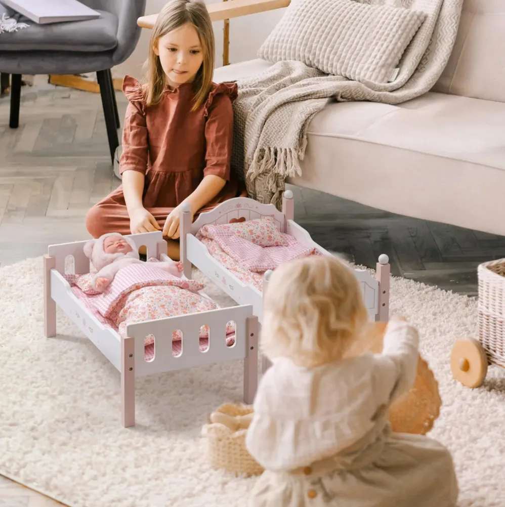 Cuna Doble Para Bebes Reborn