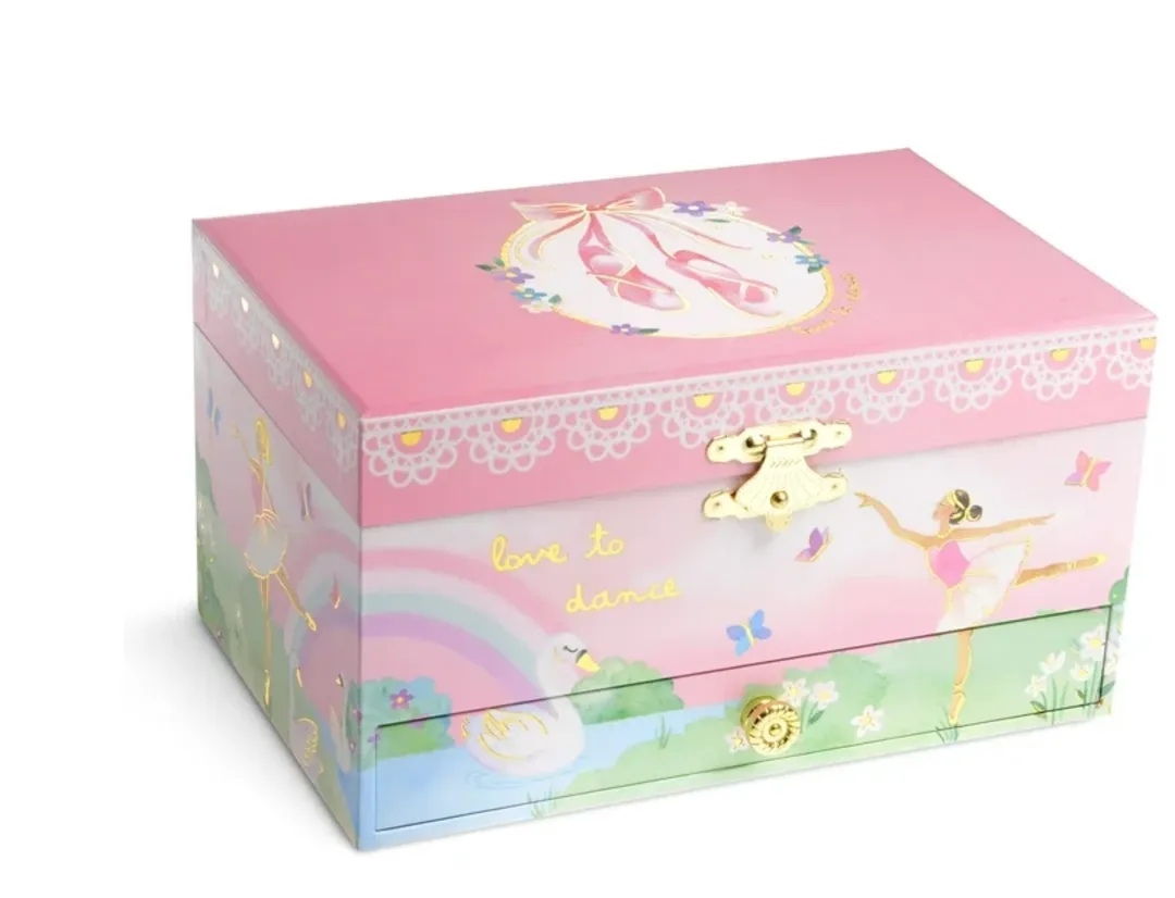 Joyero Caja Musical de Bailarina con Juego de Joyas