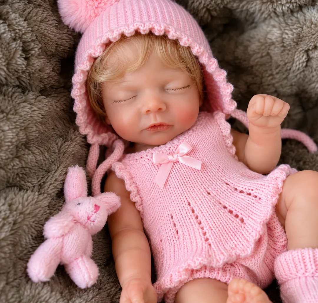 Bebe Reborn Dulce Rubia Platino