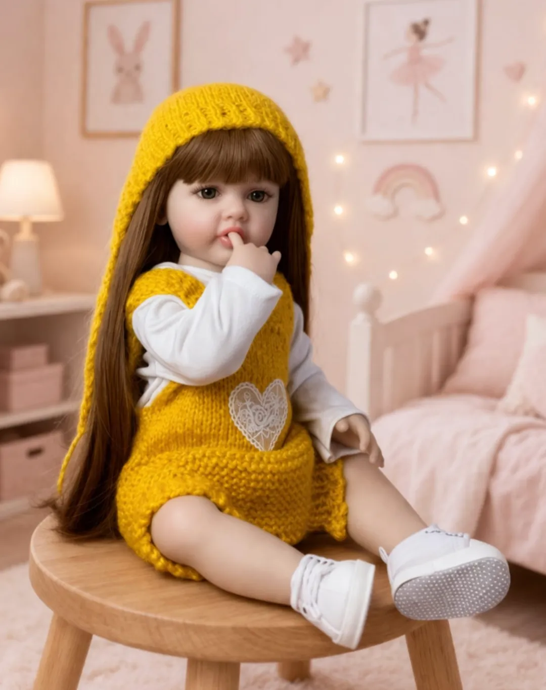 Bebe Reborn Aitana Cabello Largo