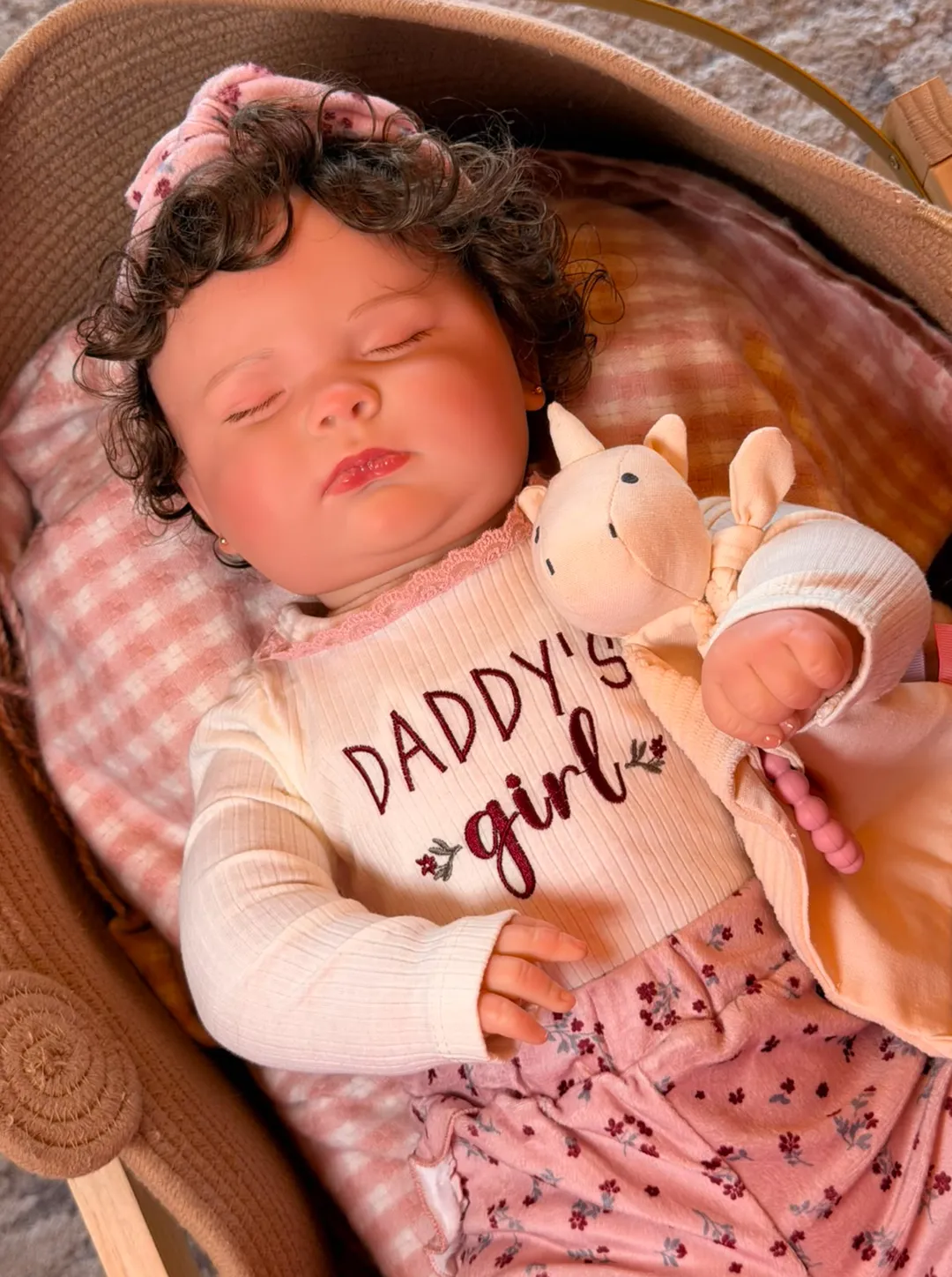Bebe Reborn Anna Rosa Flores Toddler