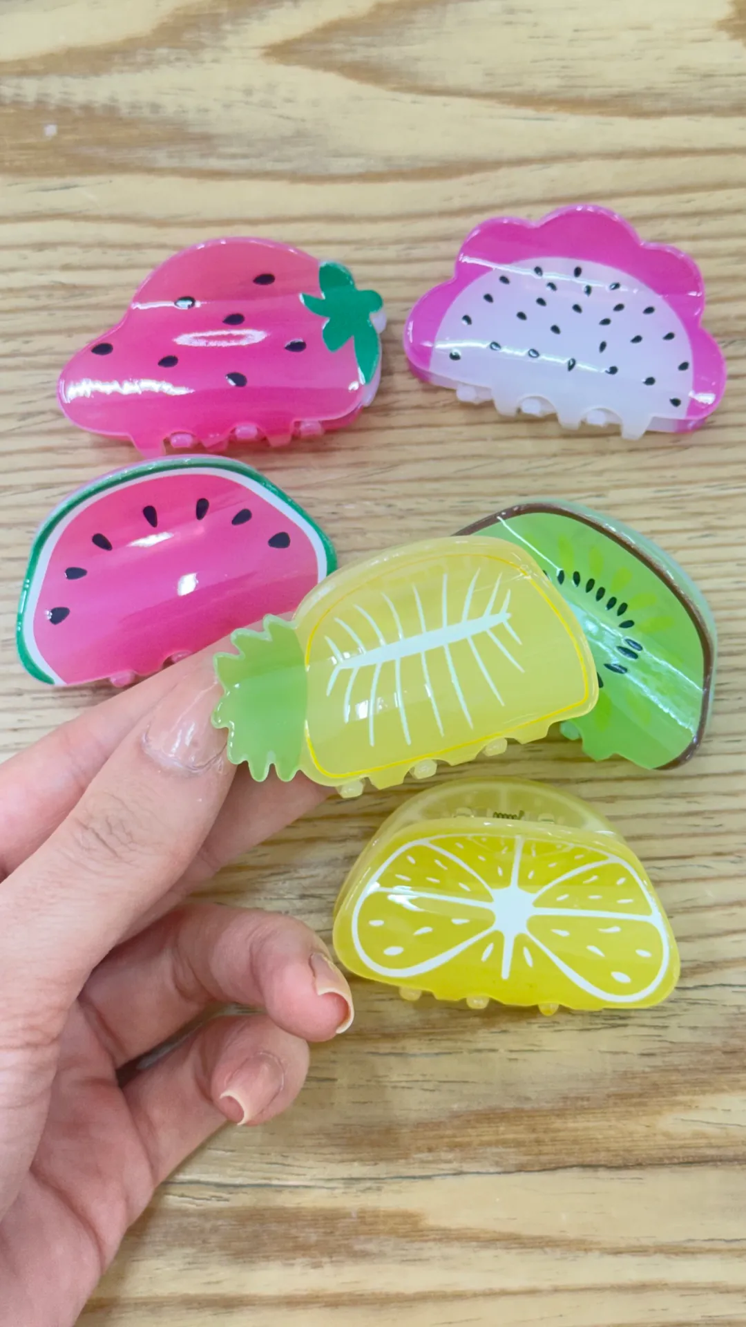 Pinzas Kawaii Frutas