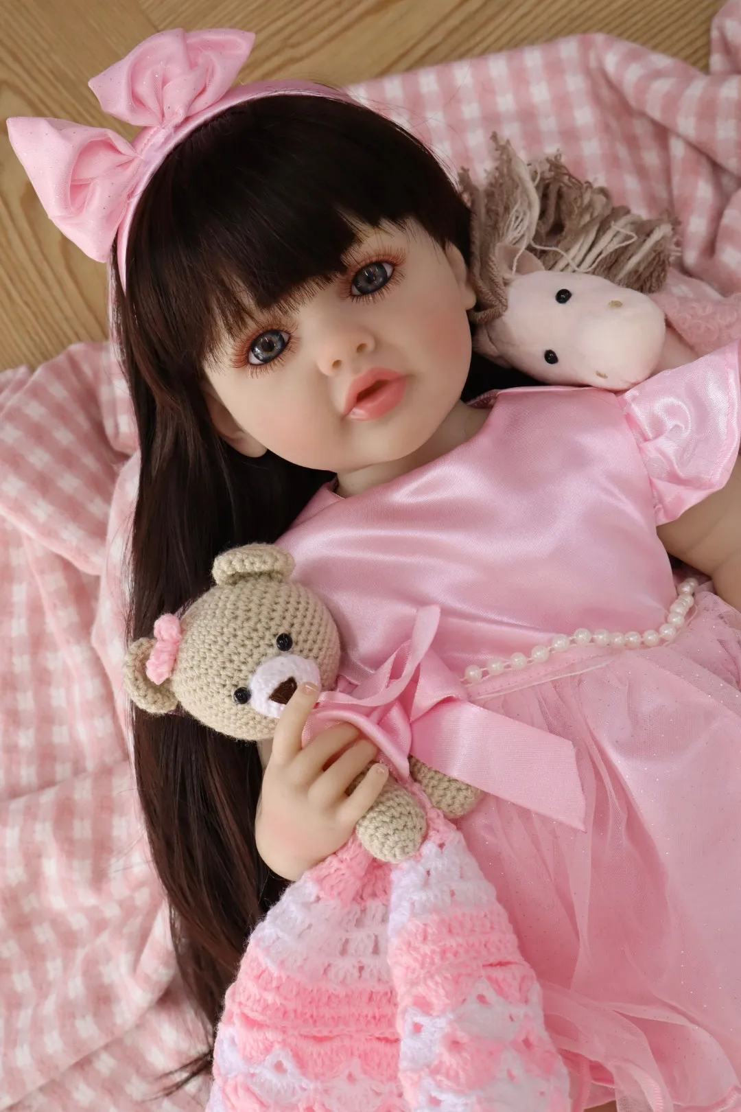 Bebe Reborn Salome Cabello Largo 