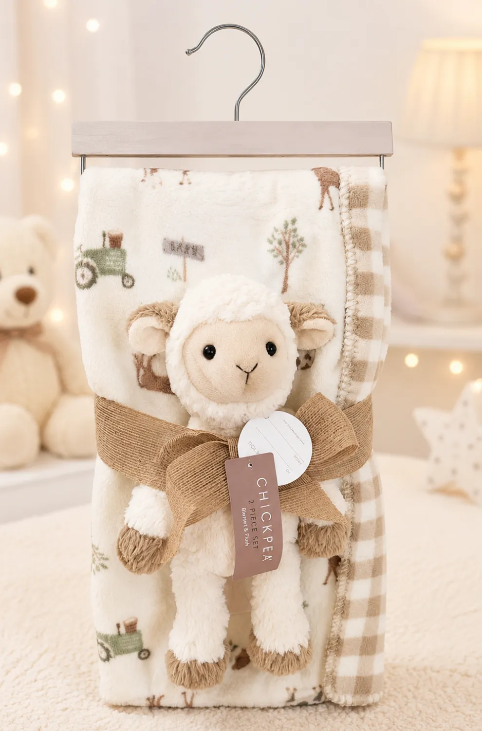 Cobija Con Peluche Oveja 