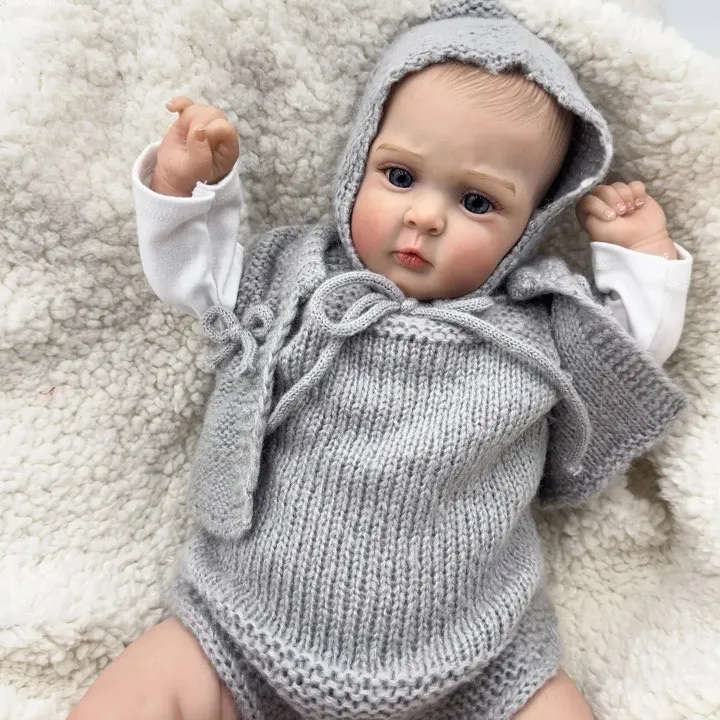 Bebe Reborn Dulce Ojitos Azules