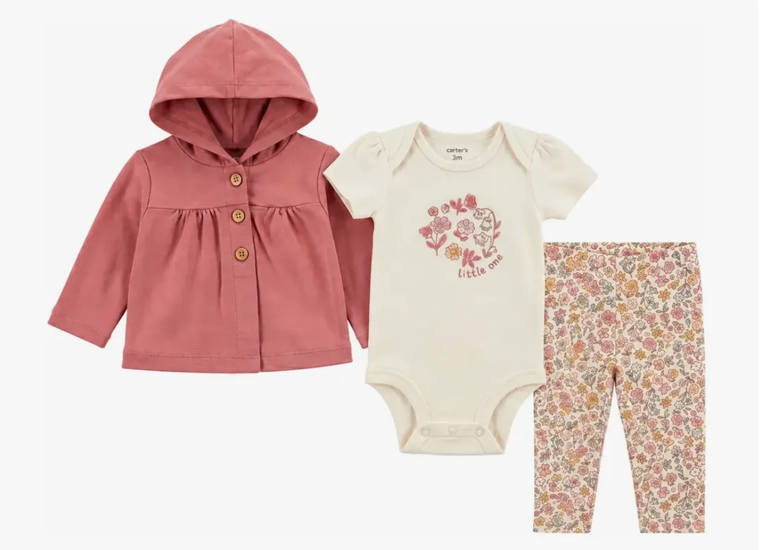 Set Floral Con Saco