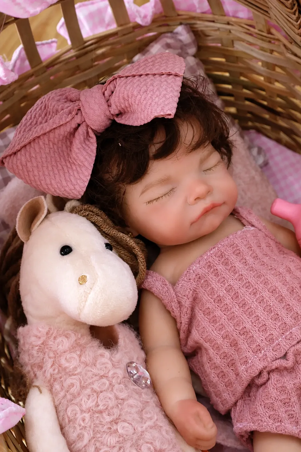 Bebe Reborn Chloe Dormida Platino