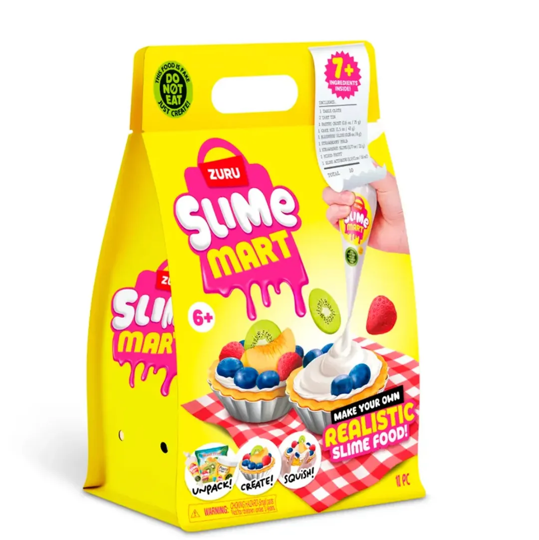 Slime Mart Bolsa Compras Tarta de Frutas 