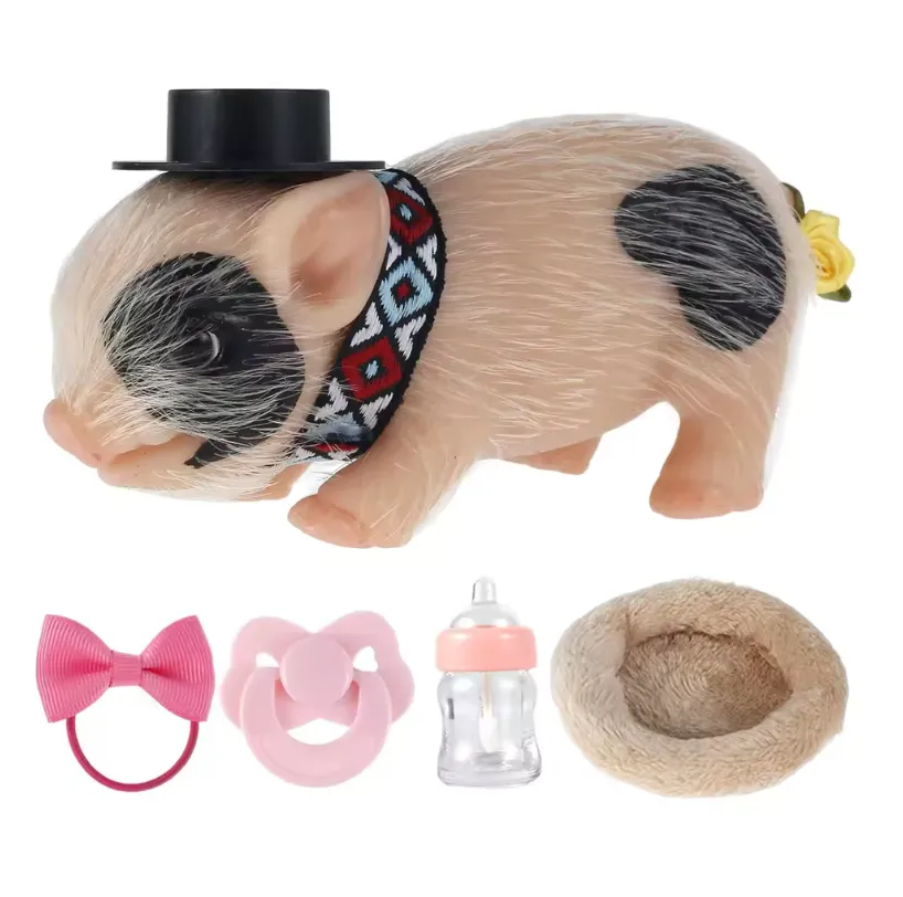 Cerdito Silicona Platino