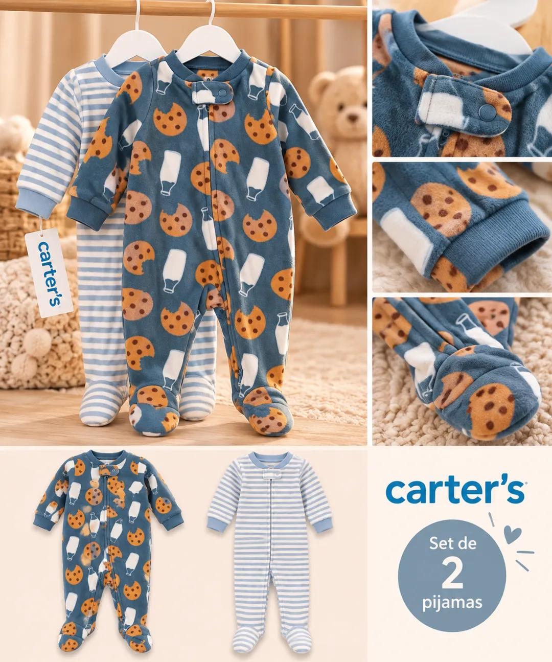 Duo Pijama Cartes Galleta