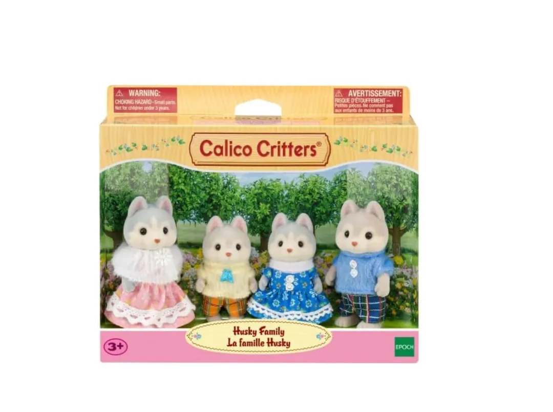 Calico Critters Husky Family