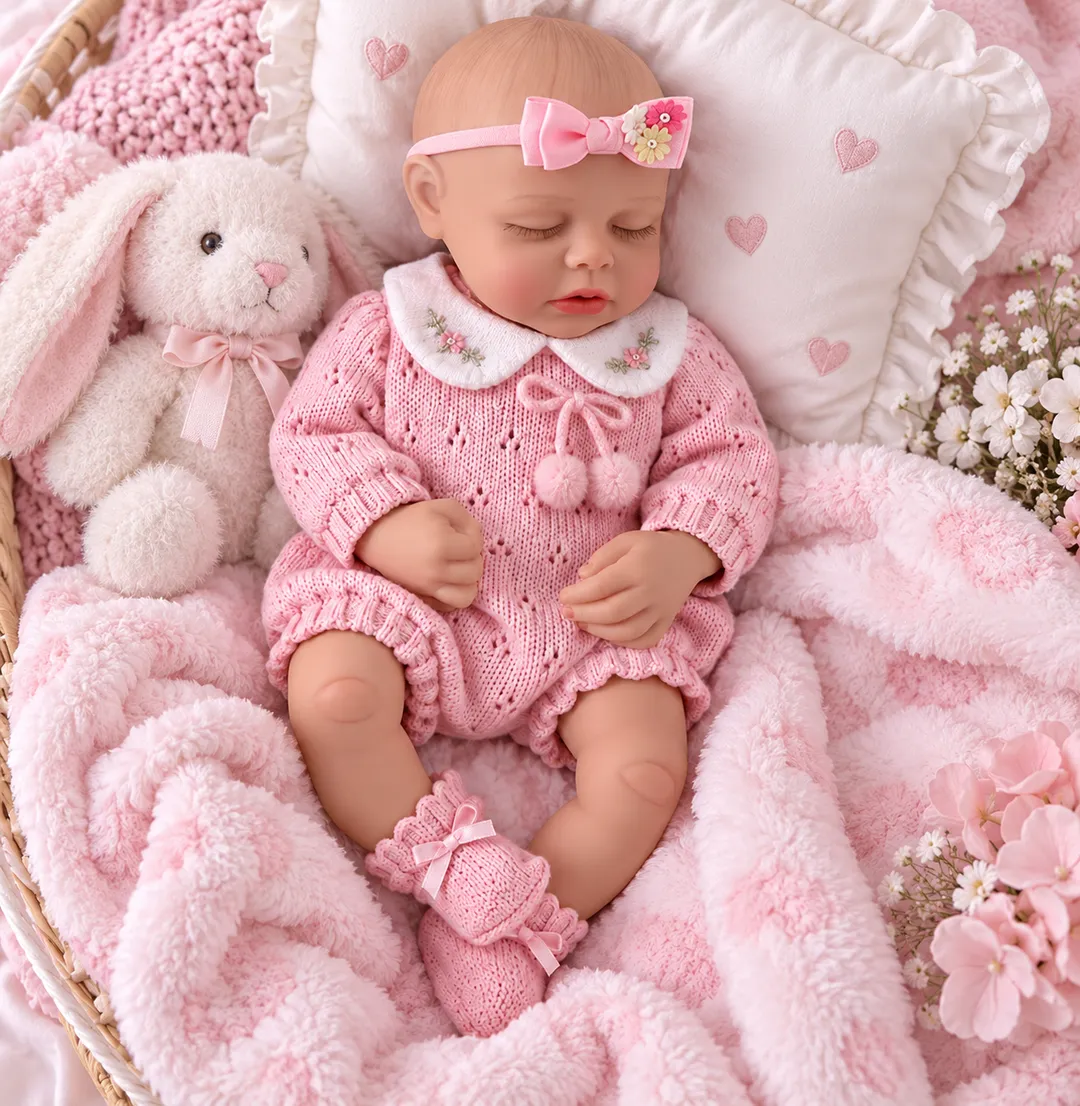 Bebe Reborn Alana Rosada Platino