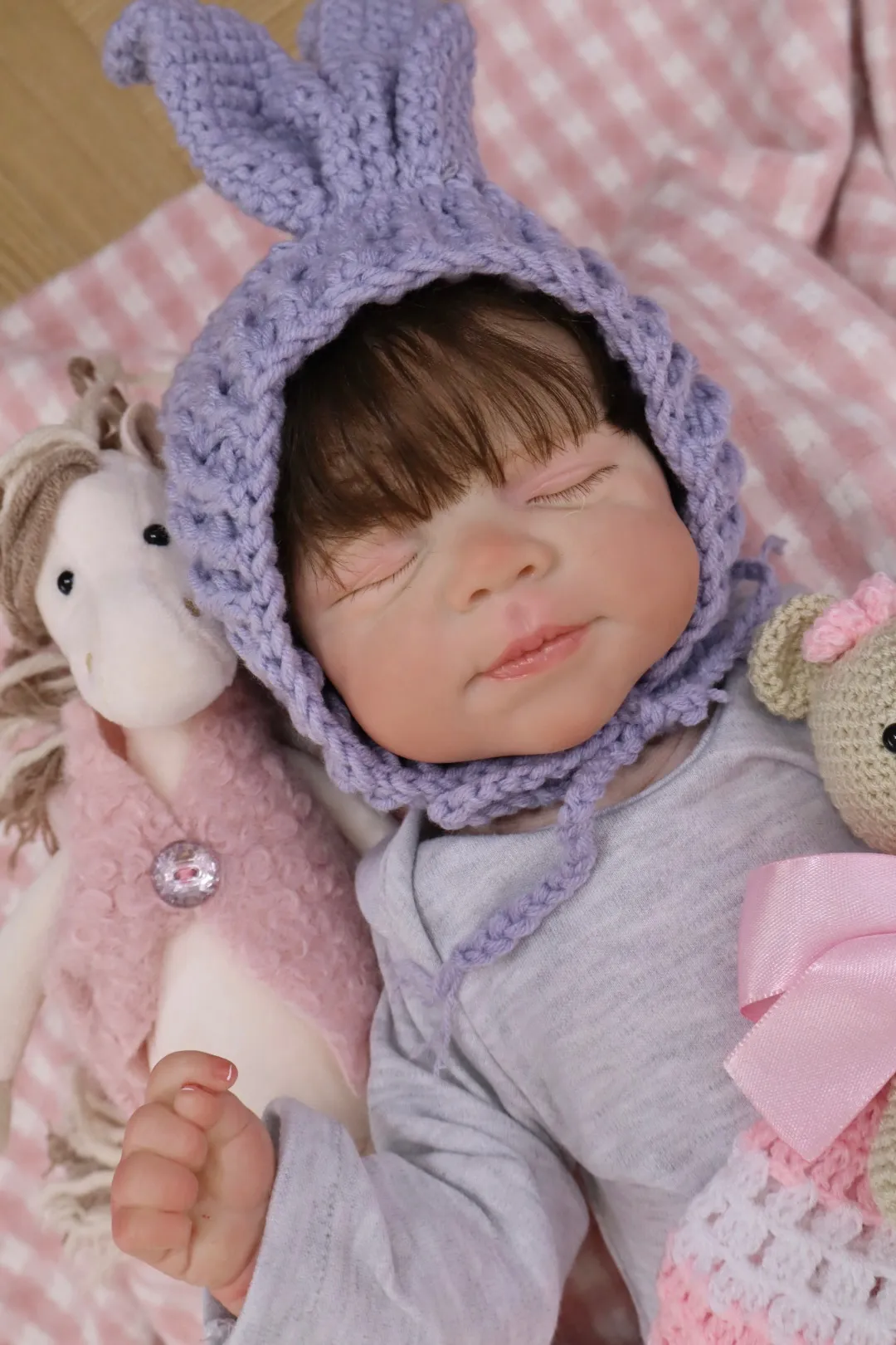 Bebe Reborn Salvador Gris Niño