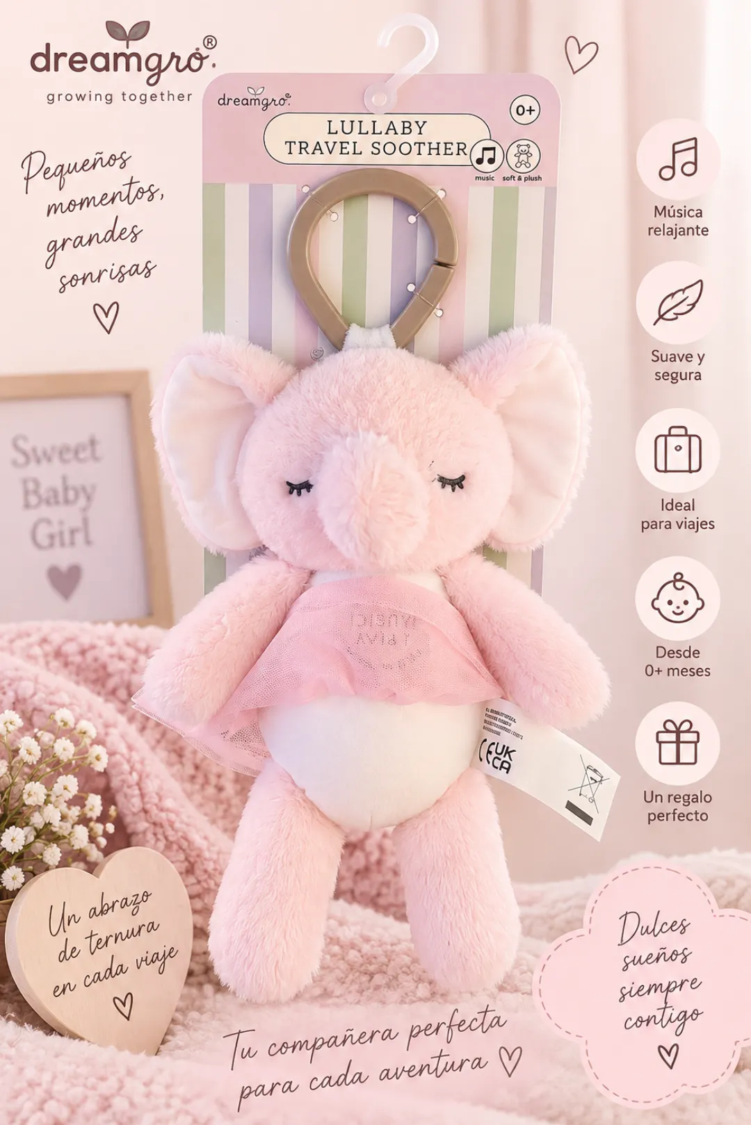 Peluche Lulla Baby Elefante 
