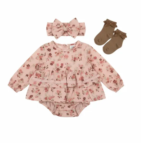 Set Floral Con Balaca 