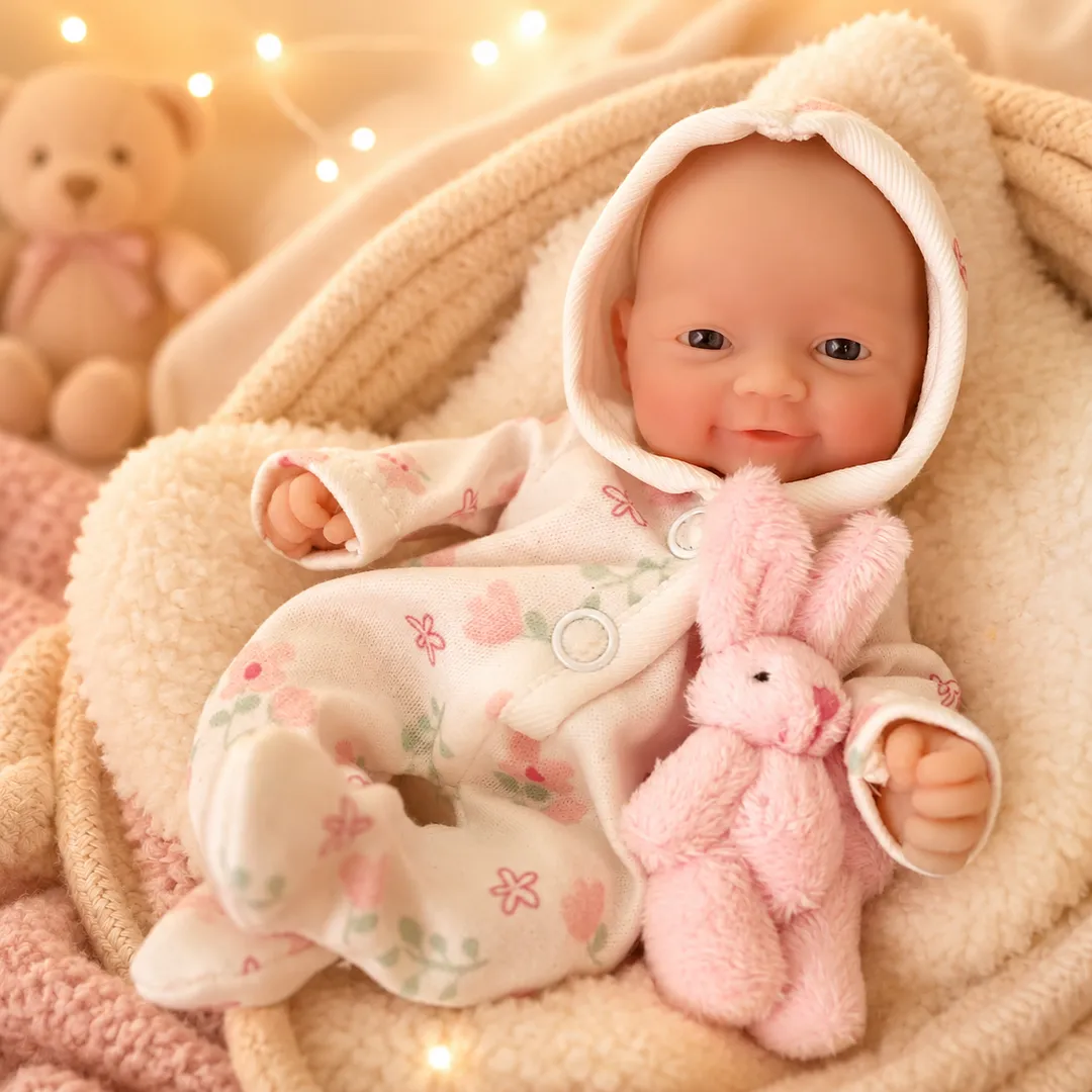 Mini Bebé Reborn Cora Pijama