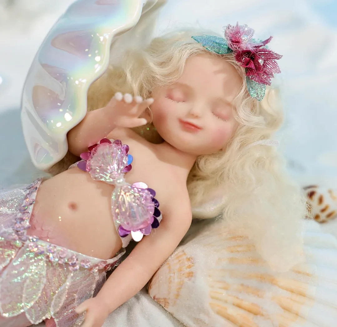 Bebe Reborn Sirena Platino 