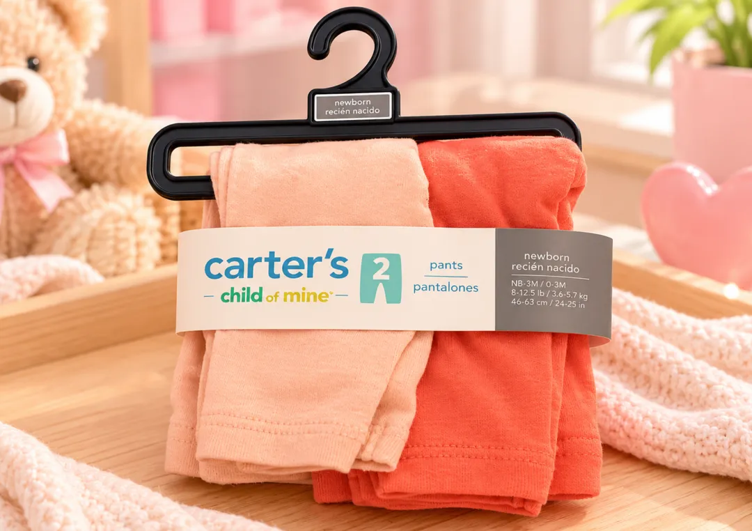 Set X2 Carters Pantalon 0-3M