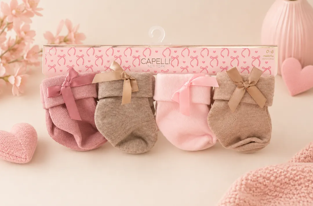 Medias x4 0-6 Meses