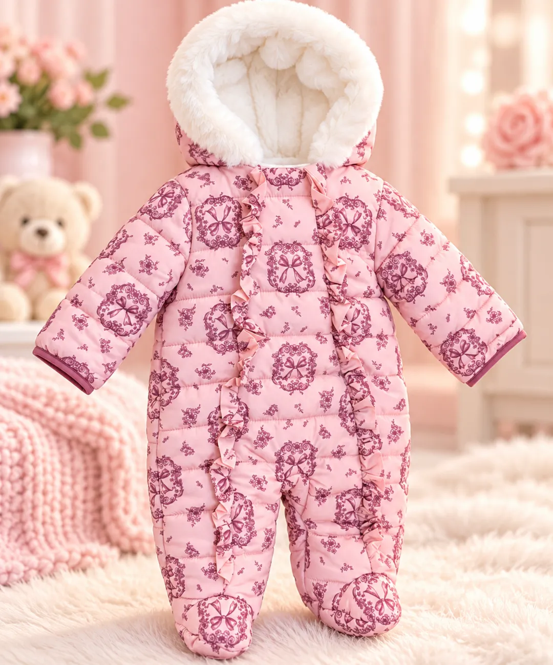 Pijama Termica Rosas