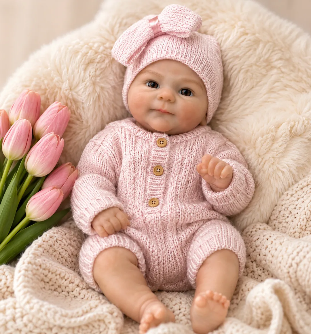 Bebe Reborn Guadalupe Platino 