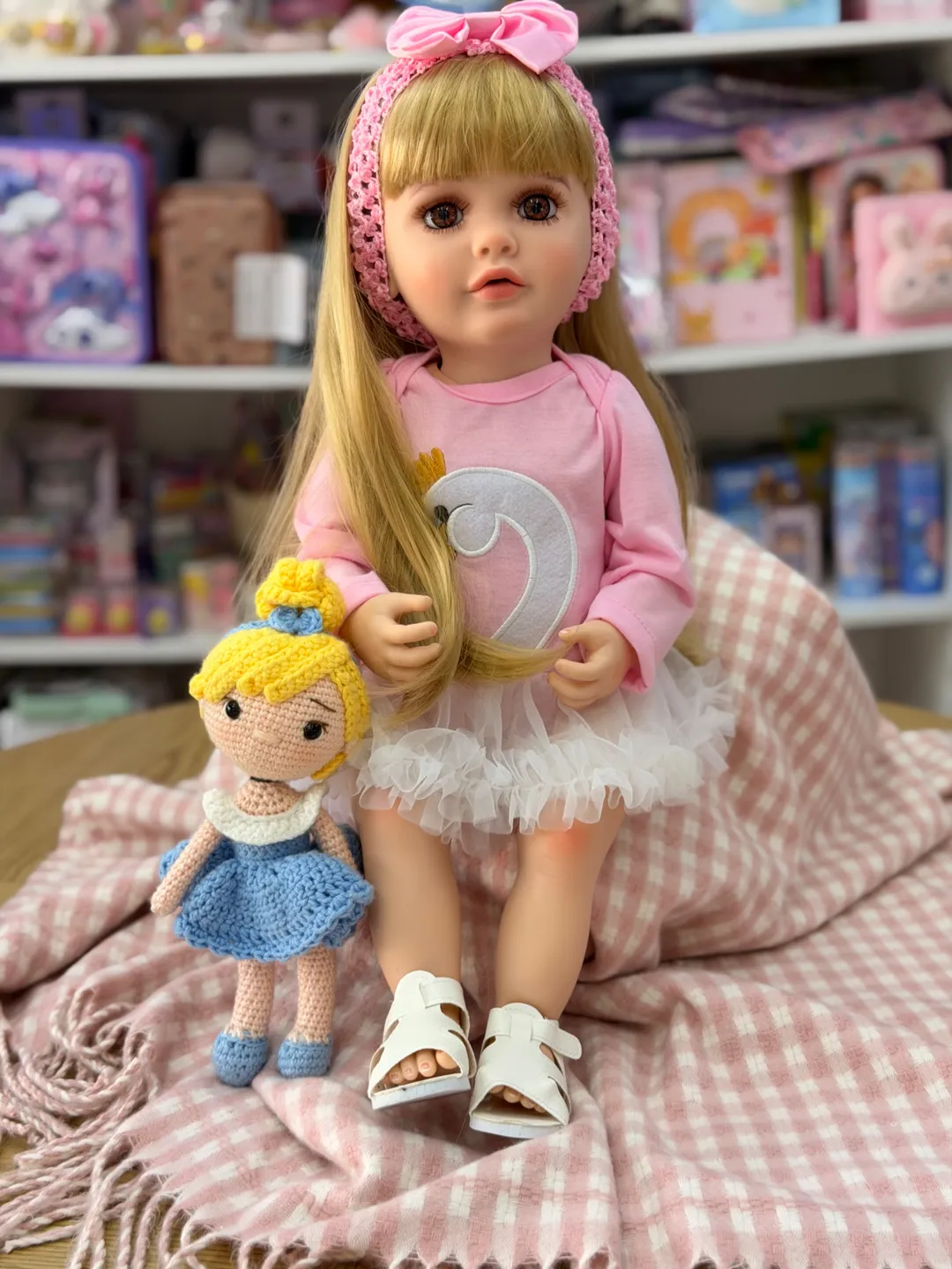 Bebe Reborn Karol Cabello Largo