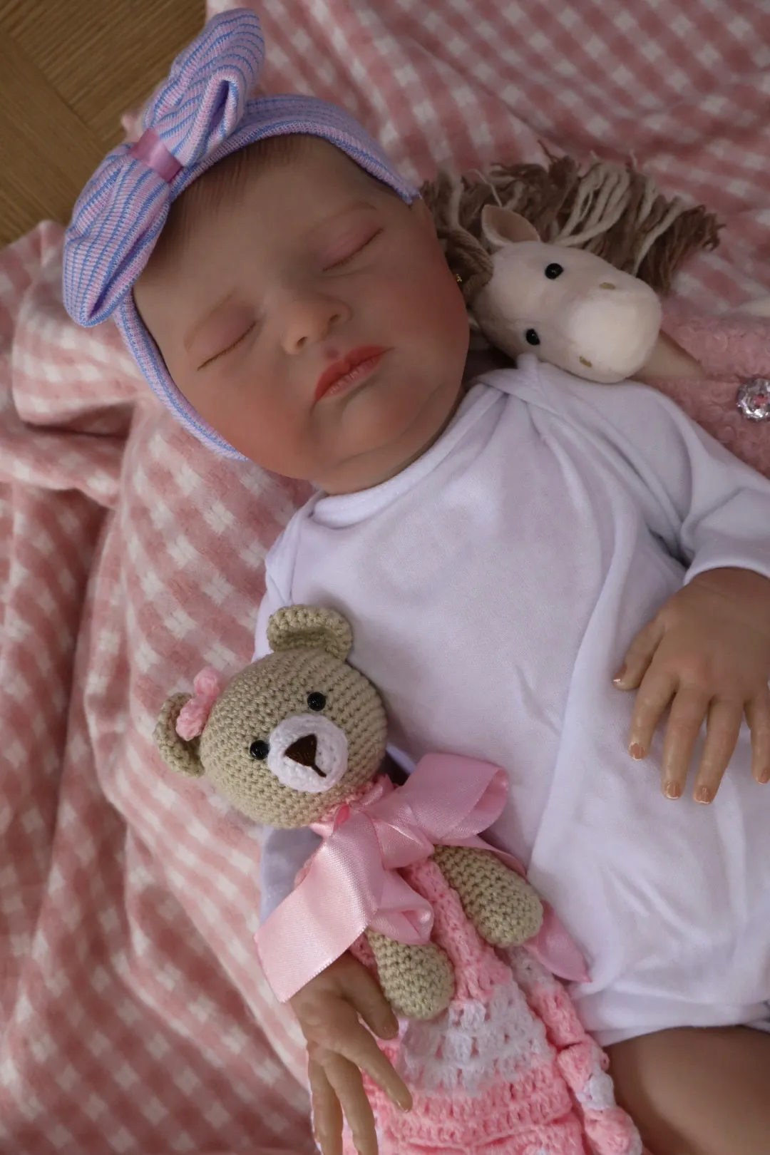 Bebe Reborn Valentina Ropa Blanca