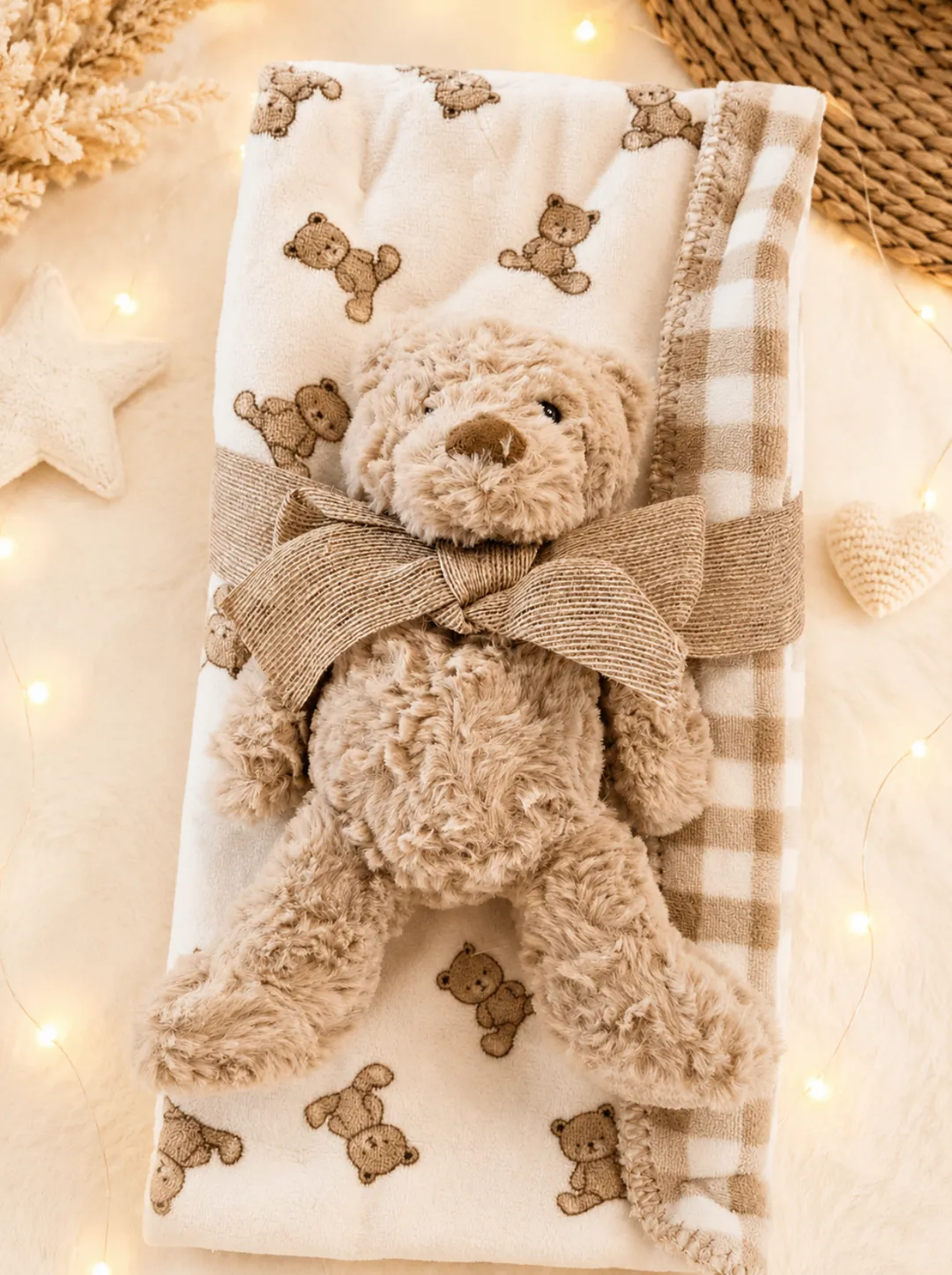 Cobija Con Peluche Oso