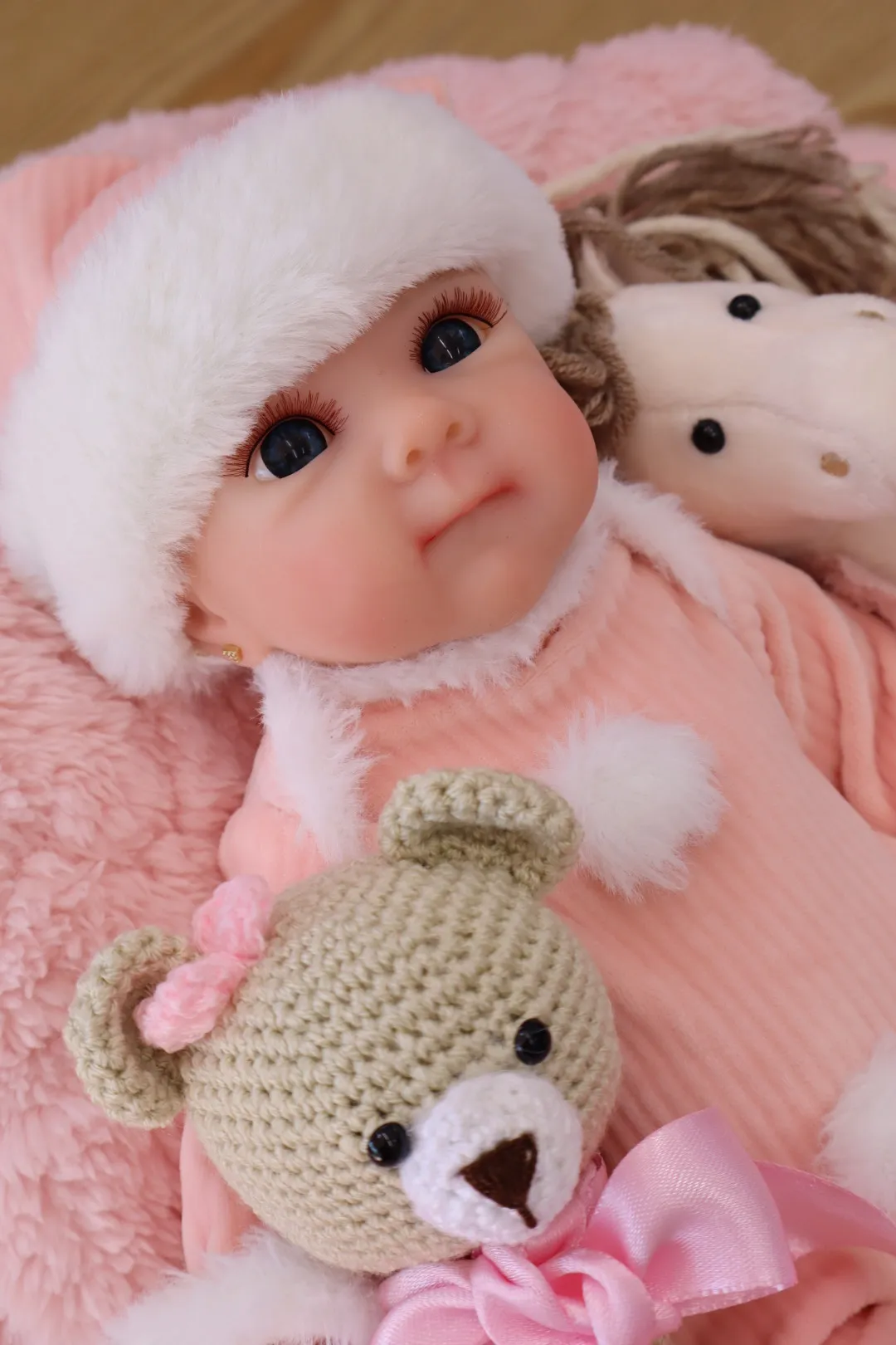 Bebe Reborn Mia Platino Rosa