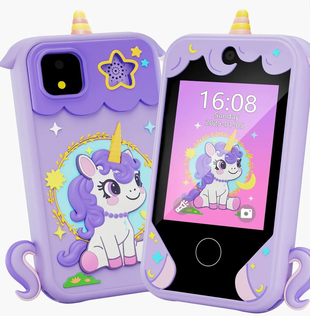 Mini Celular Unicornio Morado