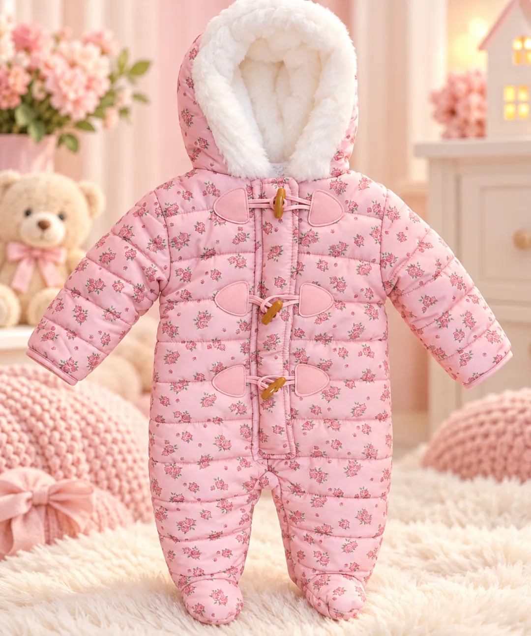Pijama Termica Flores