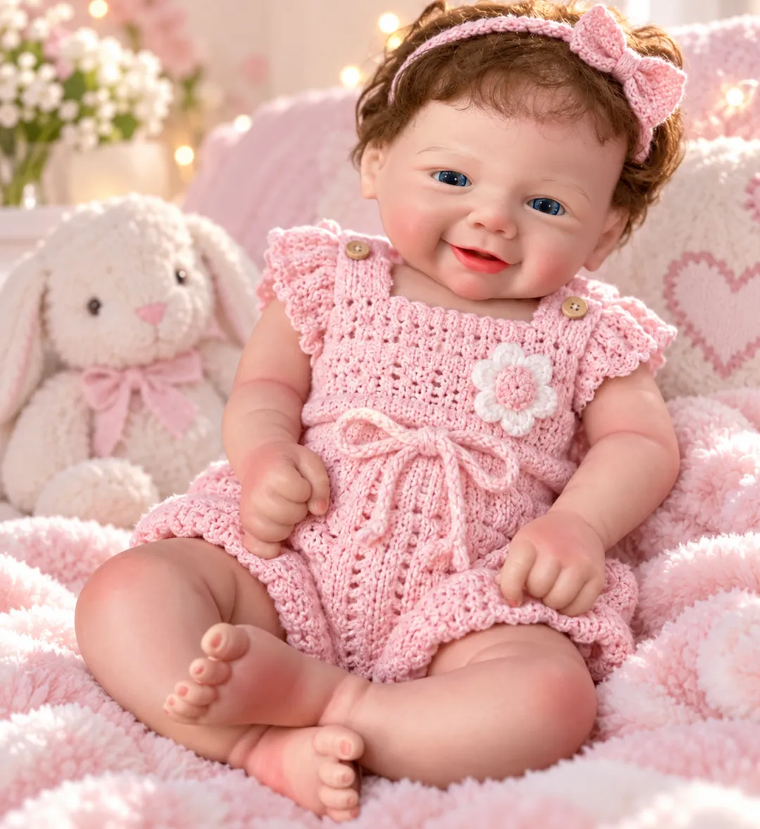 Bebe Reborn Maria Belen Con Cabello 
