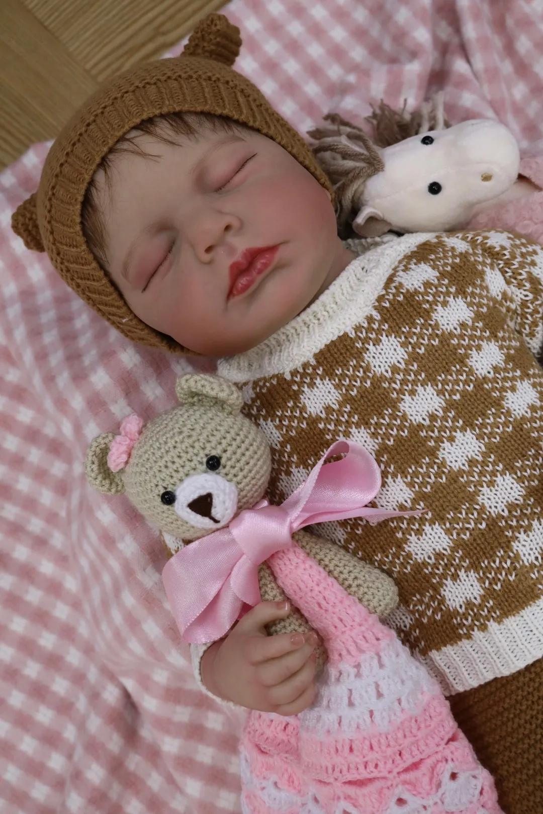 Bebe Reborn Samuel Cafe Niño