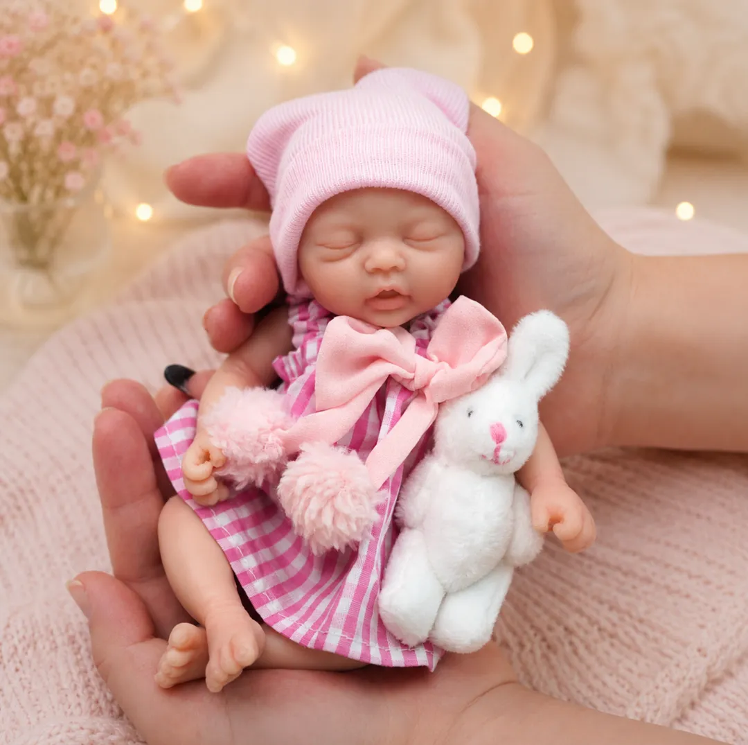 Mini Bebe Reborn Rosita Dormida
