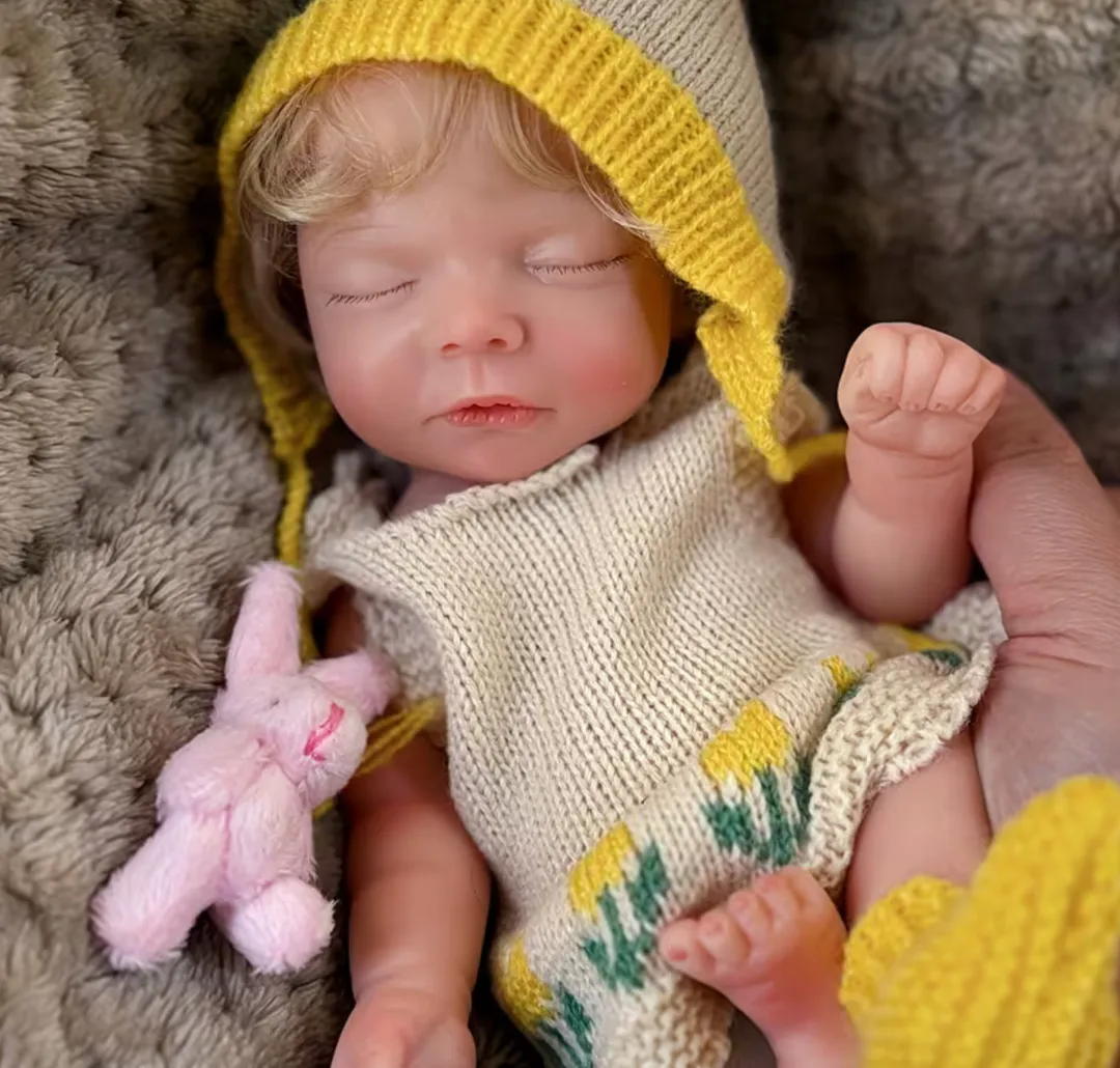 Bebe Reborn Dulce Rubia Platino