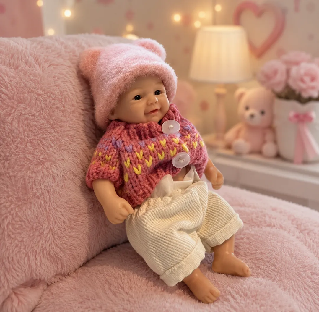 Mini Bebe Reborn Maria Belen Tejida
